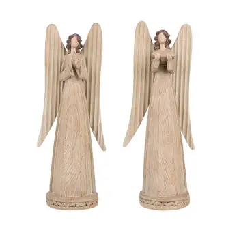 Rugându-se Statuie Ornament Sculptură Ambarcațiuni Înger Figurina pentru Decor de Birou