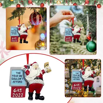 Mini Crăciun Moș Crăciun Ornamente De An nu Ne-am Putut Permite Gazelor 2022 Anul Nou, Pom de Crăciun Agățat Pandantiv Decor