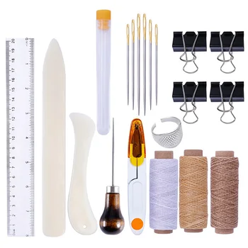 1Set Profesionale din Piele DIY Consumabile de Cusut Accesorii Instrument de Pielărie Mână Cusut Tool Kit