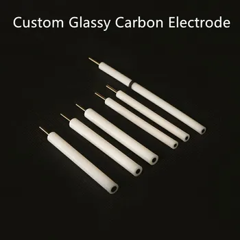 1buc Personalizate Sticlos de Carbon Electrod de cărbune Sticlos Electrodul de Lucru 2/3/4/5/6/8/10/12mm Electrochimie Sticlos de Carbon Rod