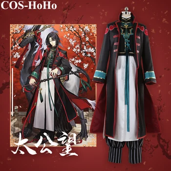 PENTRU că-HoHo Anime Soarta mare Pentru Fgo Jiang Ziya Joc Costum Superb Uniformă Cosplay Costum Halloween, Costum de Petrecere XS-3XL