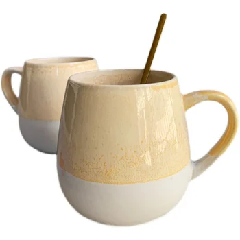 Vintage Ceașcă De Cafea Set Cani Ceramice De Cafea Cesti Din Ceramica De Craciun Mic Dejun Cupa Multifuncțională Fulgi De Ovăz Cani Cuplu Cadouri Bardak