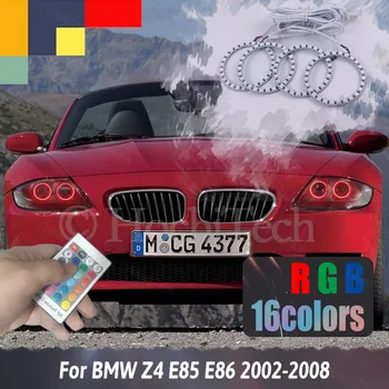 Pentru BMW Z4 E85 E86 2002-2008 Daytime Running Light lumini de zi Angel Eyes LED-uri RGB Multi-Faruri de culoare Inel Kit