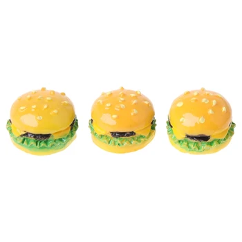 2022 Nou 1:12 Hamburger DIY Artizanat în Miniatură Alimente Păpuși Accesoriu de Decor