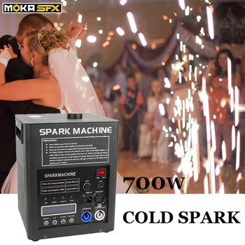 700w focuri de Artificii la Rece Masina pentru Nunta Show Rece Scânteie Mașină de Petrecere, Artificii de la Distanță de Control DMX Spray de 5 Metri