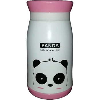 Panda Desene Animate Model De Cana Termo Izolat Cupa Pahar De Cafea Fierbinte La Rece O Sticlă De Călătorie Din Oțel Inoxidabil Vid Oală