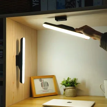 Magnetice de Masă Lampă Agățat Wireless Touch LED-uri Lampa de Birou Acasă Cabinetul de Studiu Lampa de Citit fără Trepte de Reglaj USB Lumina de Noapte