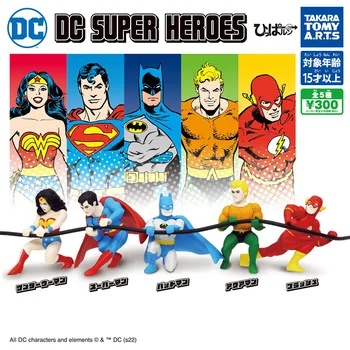 TAKARA TOMY Reale Serie de super-Erou Gashapon Jucării Superman, Wonder Woman, Batman Flash Aquaman Creative Model Ornament Jucarii