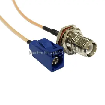 Noi RP-TNC Feminin Jack (Bărbat Pin) Comutator FAKRA C Conector RG316 Cablu Adaptor Navă Rapidă 15CM 6