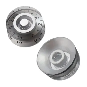 4buc/Lot de Argint Chitara Electrica Înlocuire Volum Ton de Control al Vitezei Butoane Piese Accesorii Bottons
