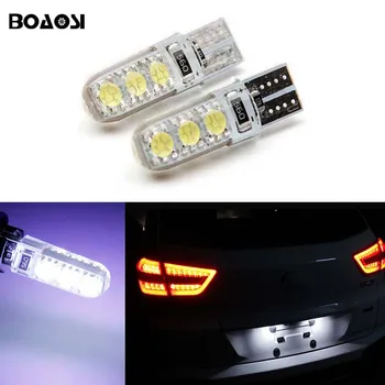 BOAOSI 2x Lumină de inmatriculare Fara Eroare T10 LED-uri 5050SMD Pentru Hyundai Tucson IX35 I30 Elantra Accent Sonata Santa Veracrus Rohens
