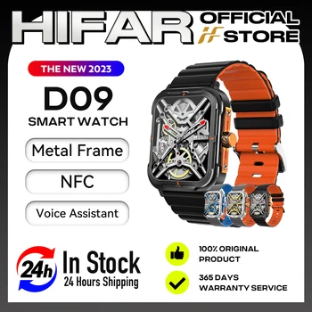2UIDID 2023 D09 MAX Ceas Inteligent Bărbați Tensiunii Arteriale NFC Sport în aer liber, de Afaceri Smartwatch de Viață a Bateriei 12 Zi de Fitness Tracker