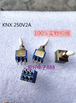 Nou Original 100% KNX-2X2 buton mic comutator basculant 250V2A 6pini 2 viteze