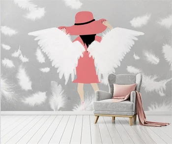 Personalizate Orice Dimensiune Pânză de Perete Nordic fantezie moderne cer colorat personaj de desene animate Murală Camera de zi de Decorare Dormitor tapet
