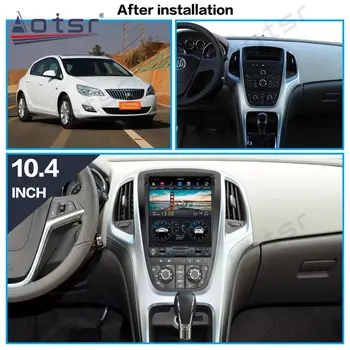 Pentru Buick Opel Astra J 2009 - 2016 Android 9 Multimedia Tesla Ecran PX6 4G+64GB Masina Radio Player Auto Navigație GPS Stereo Banda