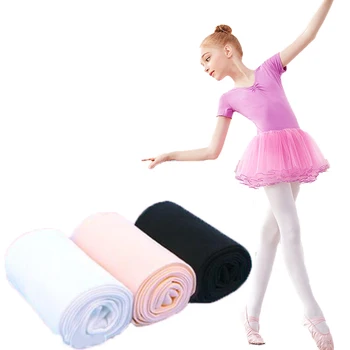 Fete ciorapi Primavara-vara printesa Non-alunecare de Balet dans dresuri ciorapi pentru fete haine de Piele/negru/alb copilul de produs