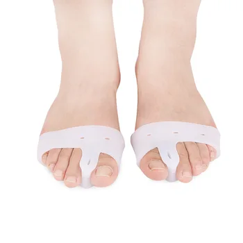4buc=2pairs Silicon Inflamație la picior Deget de la picior Corector Și Toe Protector Picior de Îngrijire Picioare Degetele Separator Separatoare de Hallux Valgus Protector
