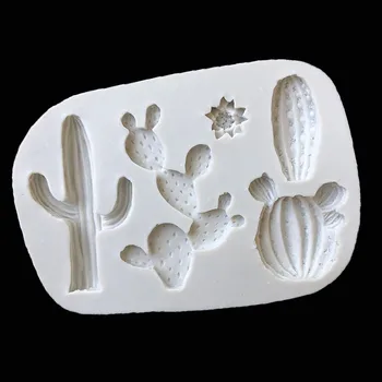 DIY cristal epoxidice materiale Cactus Mingea Planta de Ghiveci Mucegai Silicon Handmade Moale Ceramica Ornament Mucegai Silicon