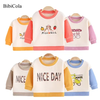 Pentru Sugari Îmbrăcăminte Exterioară De Iarnă Copii Băieți Cald Fleece Cu Maneci Lungi Tricou Copil Drăguț Fete Bluze De Primavara Fata De Haine De Blana