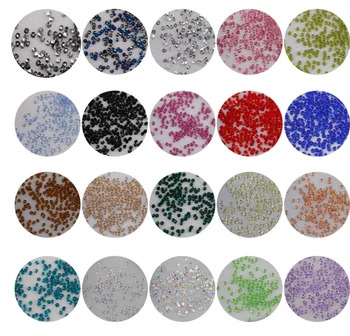 100buc 30 de Culori a Arătat Fundul de Sticlă de Cristal Stras Strălucitoare Ambarcațiuni Gem Manichiura Aplicatiile de Decorare Arta de Unghii Bijuterii Charms