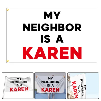 Areyourshop Karen Pavilion Vecinul Meu Este Un Karen DISTRACTIV Trump Poliester Grădină Pavilion 3x5 FT
