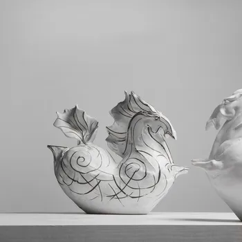 Noi Ceramică Chinezească Meserii Grăsime Cal Zburător Ornamente Cameră De Zi Cu Tv Cabinet De Artă Abstractă De A Visa Ca Un Cal Moale Decoratiuni