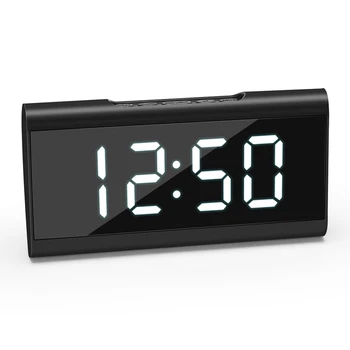 Digital Ceas Deșteptător,Ceas Deșteptător Display Mare Oglindă Funcție De Memorie Ecran Cu Led-Uri Digitale, Electronice, Ceasuri De Alarmă