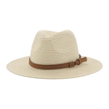 Femei Pălării De Paie Centura De Vară De Primăvară Pălării De Soare Margine Largă Casual În Aer Liber Protecție Solară În Aer Liber, Plajă, Pălării De Vară Sombrero De Sol