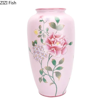 Bujor Model Floare Vaza Ceramica Crack Textura Portelan Florale, Vaze De Flori Decorative Ghivece Decor Acasă Aranjament De Flori