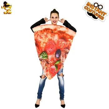Petrecere De Halloween Festival Proaspete Delicioase Pizza Costumele Unisex Pentru Adulti Costume Cosplay Fructe Amuzant Pizza Mascota Costum