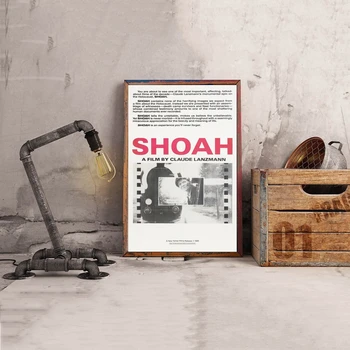 Shoah 1985 Film Poster Clasic Retro Vintage Panza De Imprimare Poster Art Pictura Pe Perete Decor Acasă