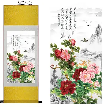 Păsări și flori tablouri de artă Chineză pictura arta buttlefly și flori. de înaltă calitate de artă tradițională pictura