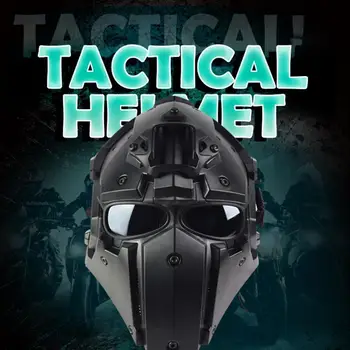Cască de Protecție Militare Airsoft Paintball Sport Casca Complet Acoperite Tactice CS Wargame Căști de protecție