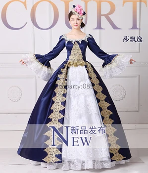 Renașterii medievale Adulți Femei Regina Rochie de Printesa Tudor Fantezie Rochie Victoriană Petrecere Costum 3XL plus