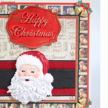 Noi de Mari dimensiuni Crăciun Fericit Litere Fondant Tort Mucegai Silicon Decorare Tort Instrumente DIY Biscuit de Ciocolata Mucegai de Copt Instrumente