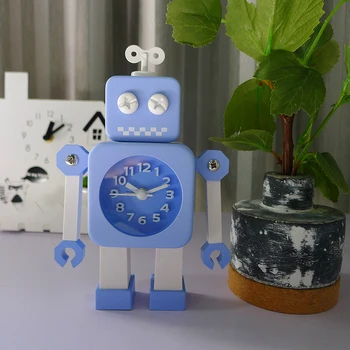 Robot Digital Ceas cu Alarmă Desktop de Ceasuri Cu Modul Snooze Acasă Dormitor Decor de Masă Pentru Copil cadou