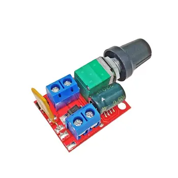 Mini motor DC PWM controller viteză de Largă de tensiune 3V6V12V24V35V de control al vitezei comutator cu LED dimmer 5A