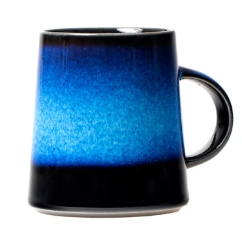 Clasic Înstelat Gradient Albastru Ceramice lucrate Manual Cana Pastorală ceramice de calitate ceașcă de cafea
