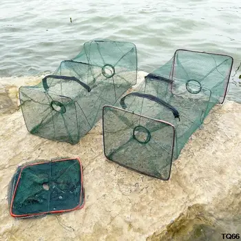Portabil Ochiurilor De Plasă De Pescuit Pliante Raci, Homar, Crab, Creveți Parte Capcana Pliabil Pescuit Rețea Capcana Cușcă Pliabilă Fierbinte