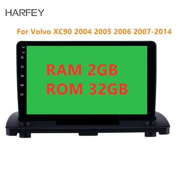 Harfey Android 8.1 9 inch GPS Auto Multimedia Player pentru Volvo XC90 2004 2005 2006 2007-2014 suport WIFI SWC Mirror link