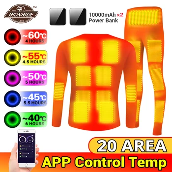 Telefon APP Control Temperatura Încălzit Jacheta Barbati Femei Încălzire Sacou Costum USB Lenjerie de corp Termice Motocicleta Jacheta Haine groase