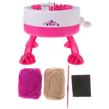 Mașină De Tricotat Război De Țesut Țesut Diy Jucărie Instrument De Bord Pentru Copii De A Face Lână Masini Pulover Incepator Doublesocks Kit De Mână Creative Pom