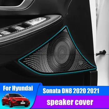 pentru Hyundai Sonata DN8 2020 2021 Portiera Audio Corn de Oțel Inoxidabil Retrofit Acoperi Upgrade Decorative de Interior