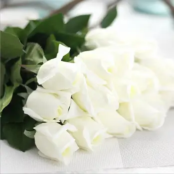 Real Touch Elegant Artificiale Flori de Trandafir latex acoperite de Simulare Buchet de Flori Pentru Decoratiuni Nunta PF0201