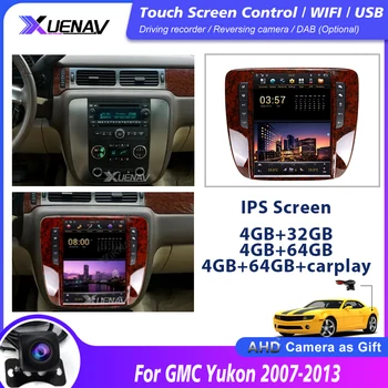 128G Android 9.0 Radio Auto Stereo Receptor pentru GMC Yukon/ Chevrolet Tahoe 2007-2012 Ecran Vertical Video Multimedia MP3 Player