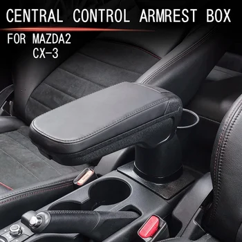 Masina Central Cotiera Cutie Punch-Gratuit Consola Centrala Cotiera Cutie Depozitare Cutie pentru Mazda CX-3 2015-2018 Mazda 2 2020-2021