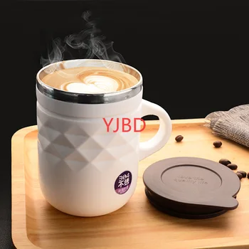 Creative 400ml din Oțel Inoxidabil, Cana Anti-Fierbinte de Cafea Ceai Lapte Cupe Ocupa Drinkware Cadouri Frumoase