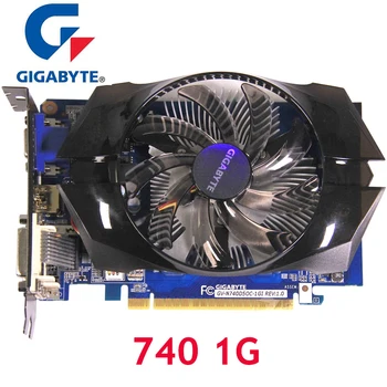 100% GIGABYTE GT 740 1GB Video Carduri 128Bit GDDR5 placa Grafica pentru nVIDIA Geforce GT740-1GB Carduri VGA mai puternic decât GTX650 Folosit