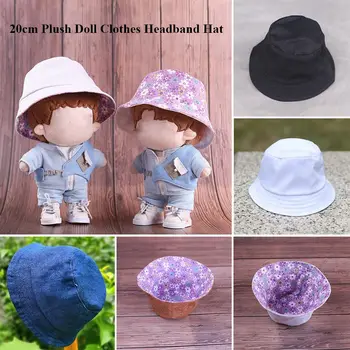 4 Culori DIY Papusa Jucării pentru Copii Cadouri Pentru Idolul Papusa de 20 cm Papusa Pălărie Papusa Bandă de Moda Pălărie de Pluș Haine Papusa
