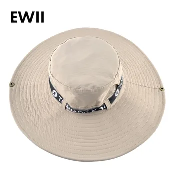 Margine Largă Pălărie De Soare Pentru Bărbați În Aer Liber, Pescuit Capac De Vară Pescar Plaja Bob Pălării De Bărbați În Aer Liber Vizorul Găleată Capace Boonie Chapeu Gorro
